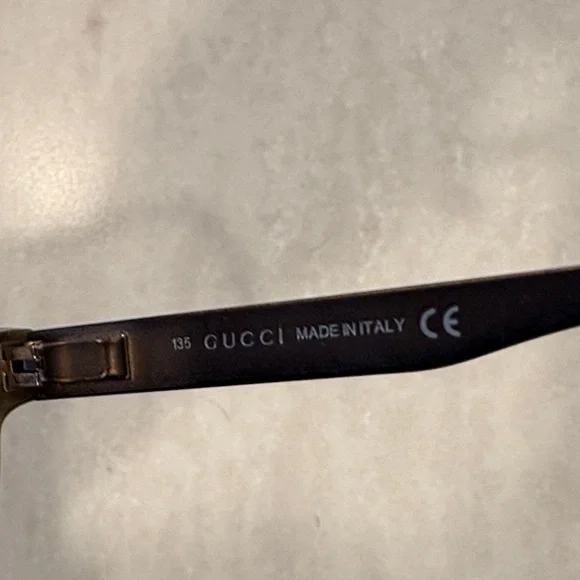 Gucci Tortoiseshell Rectangular Eyewear - Picture 2 of 7